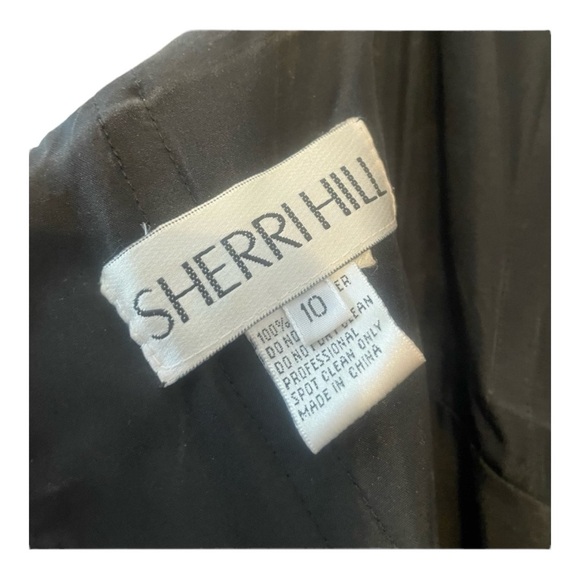 Beautiful Sherri Hill halter black gown rhinestone wedding prom ball room - Picture 10 of 10